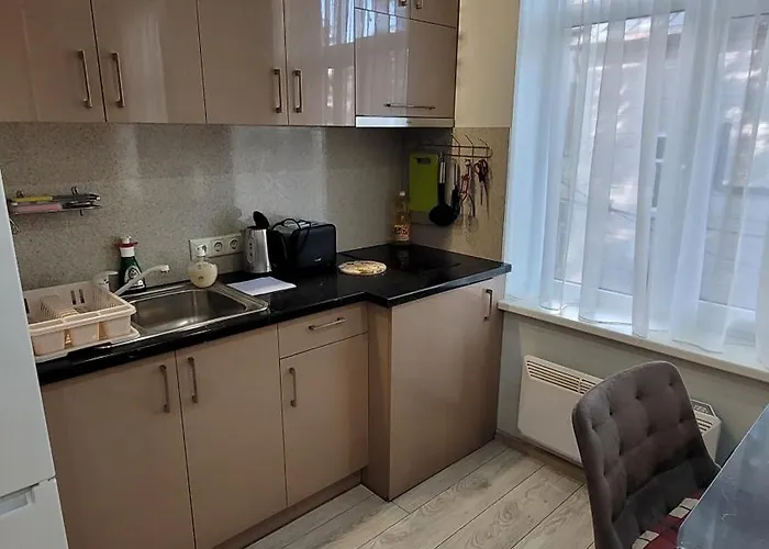 Light Of Matisa Street In * Riga